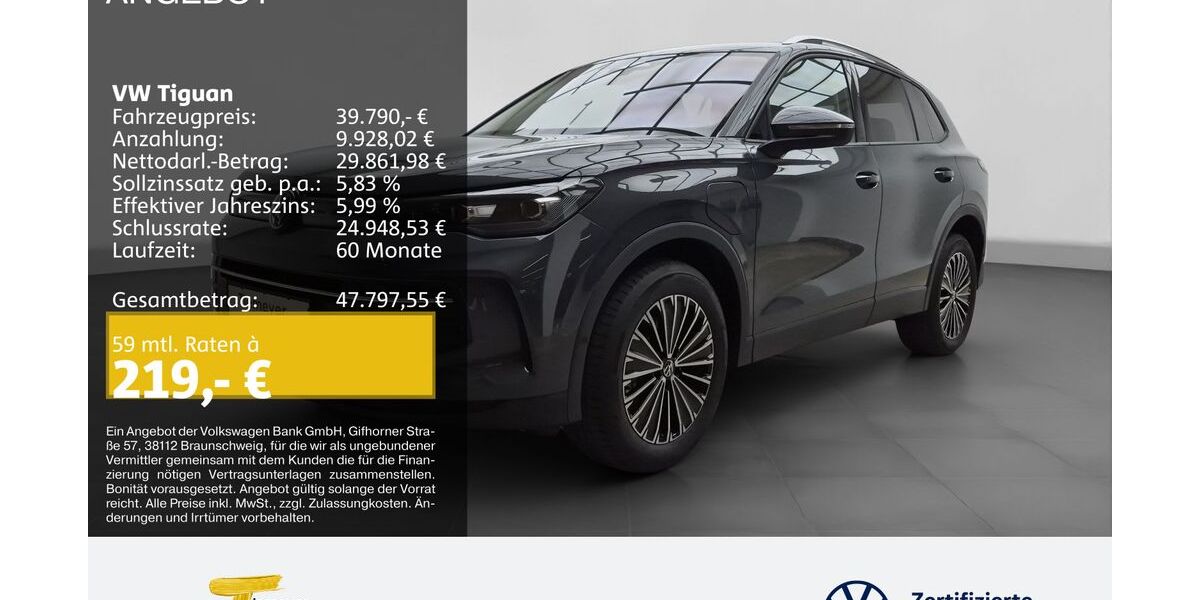 VW Tiguan 9.990 km 39.790 &euro; Lüdenscheid 58507