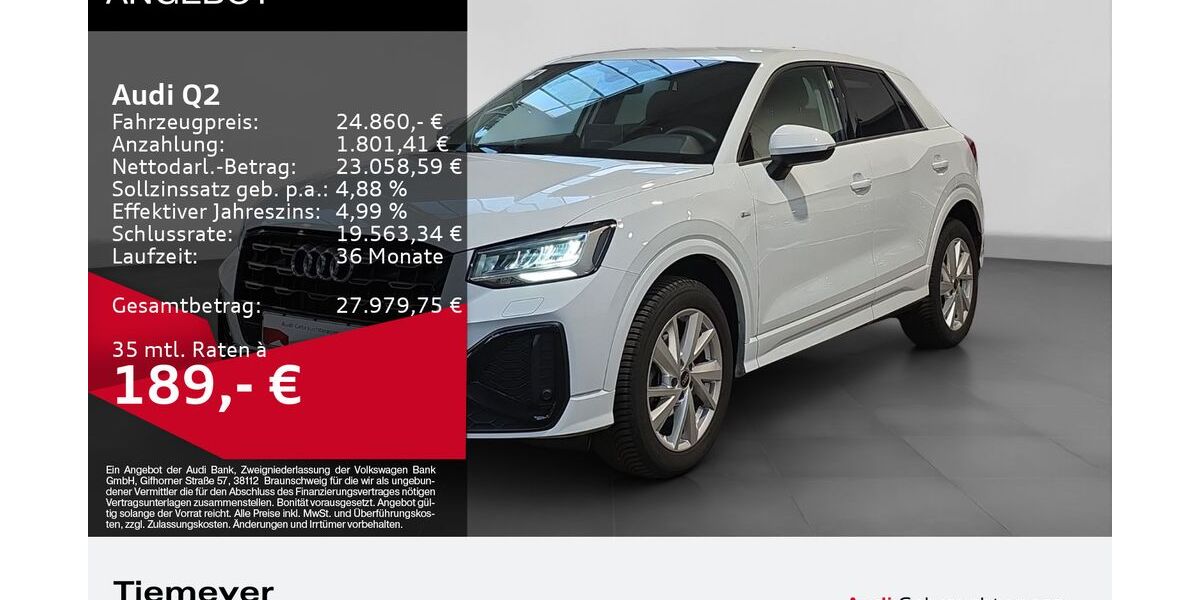 Audi Q2 11.953 km 24.860 &euro; Plettenberg 58840